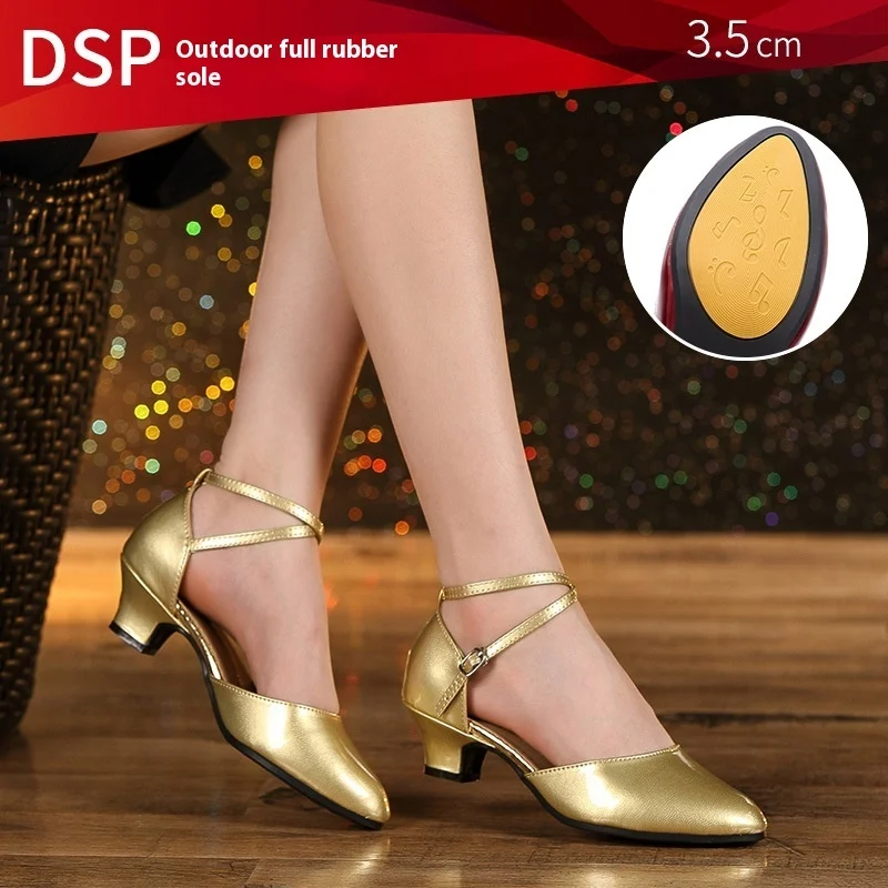 Latin Soft Bottom Square Dance Shoes Women - Image 6