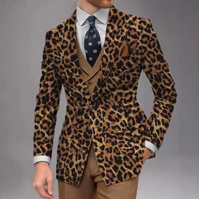 Business-Casual Tailored Suit Spring-Autumn Top For Men