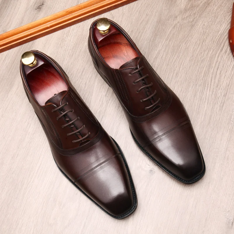 Fashion Mens Formal Leather Shoes - Image 3