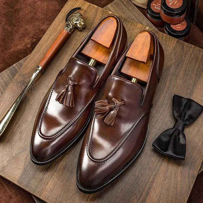 Business Casual Tassel Leather Shoes Men - Image 7