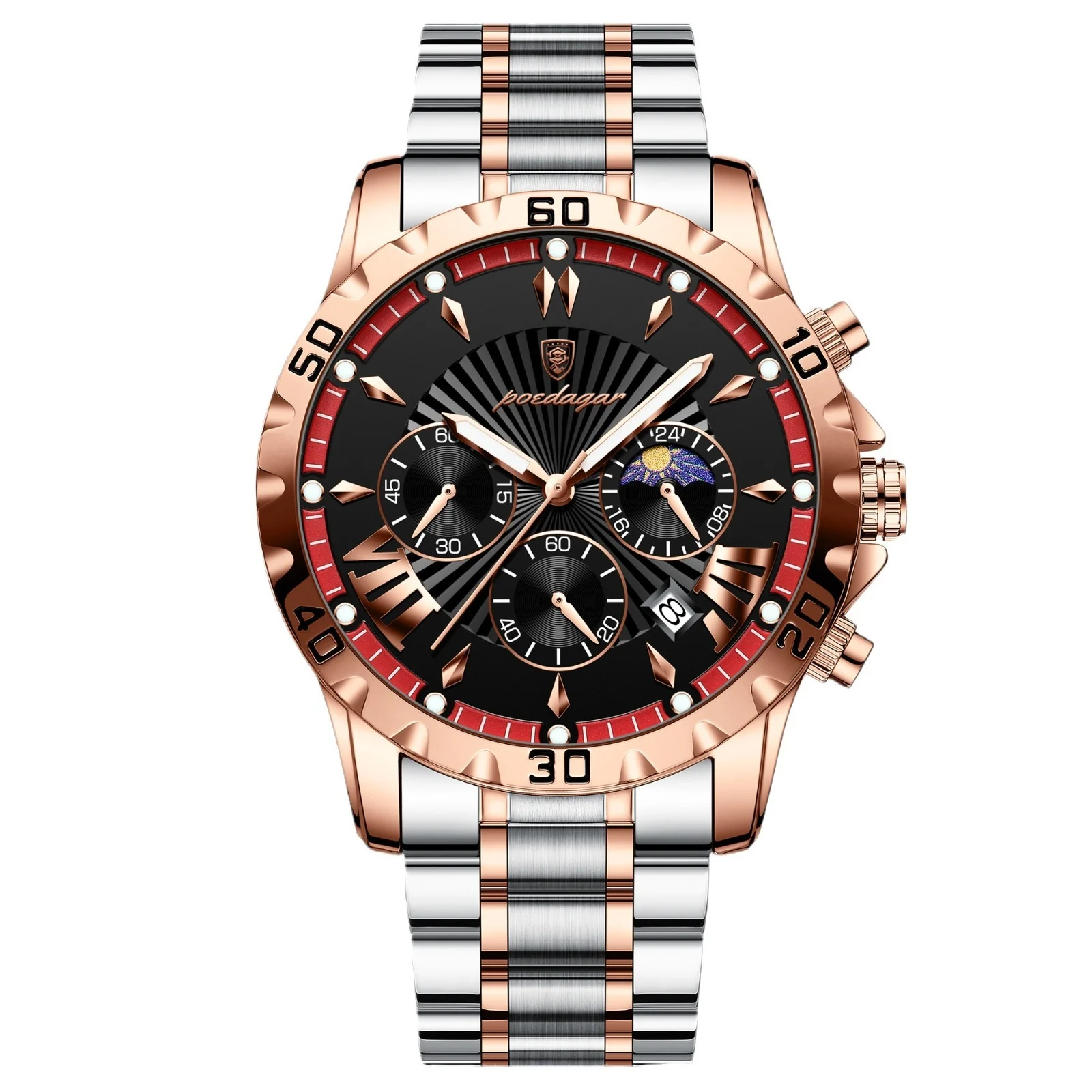 Waterproof Multifunction Sporty Mens Watch - Image 8