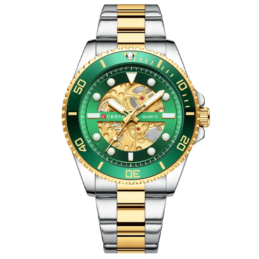 Business Quartz Mens Waterproof Round Watch - Image 2