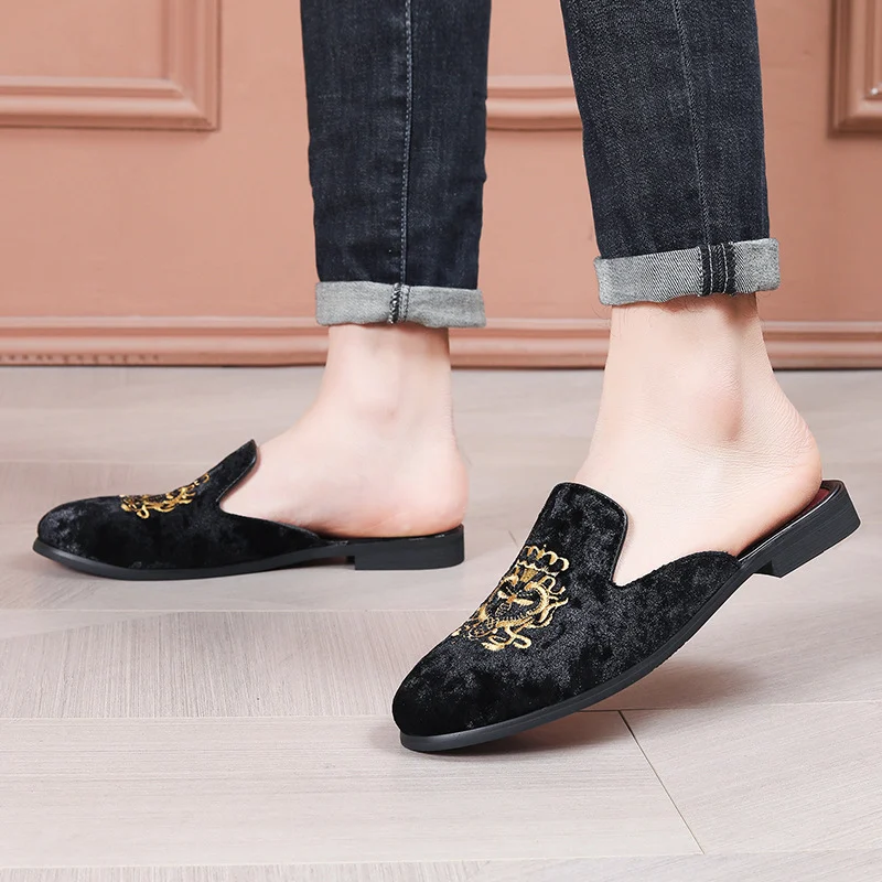 Mens Embroidered Shoes - Image 9