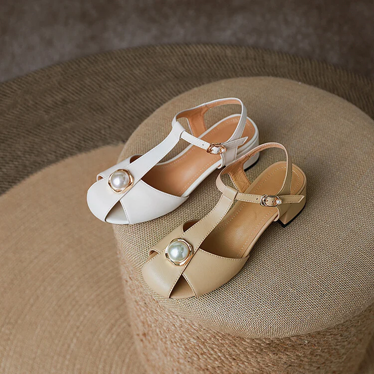 Fairy Hollow Shoes Summer French Sandals Women - Image 2