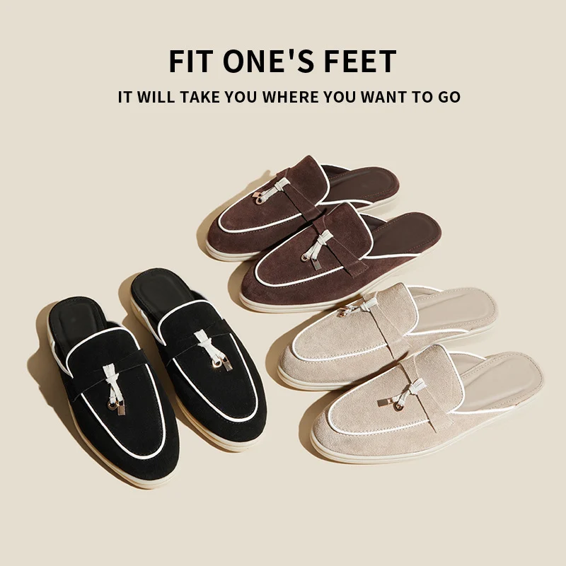 Tassel-button Versatile Soft Shoes For Women