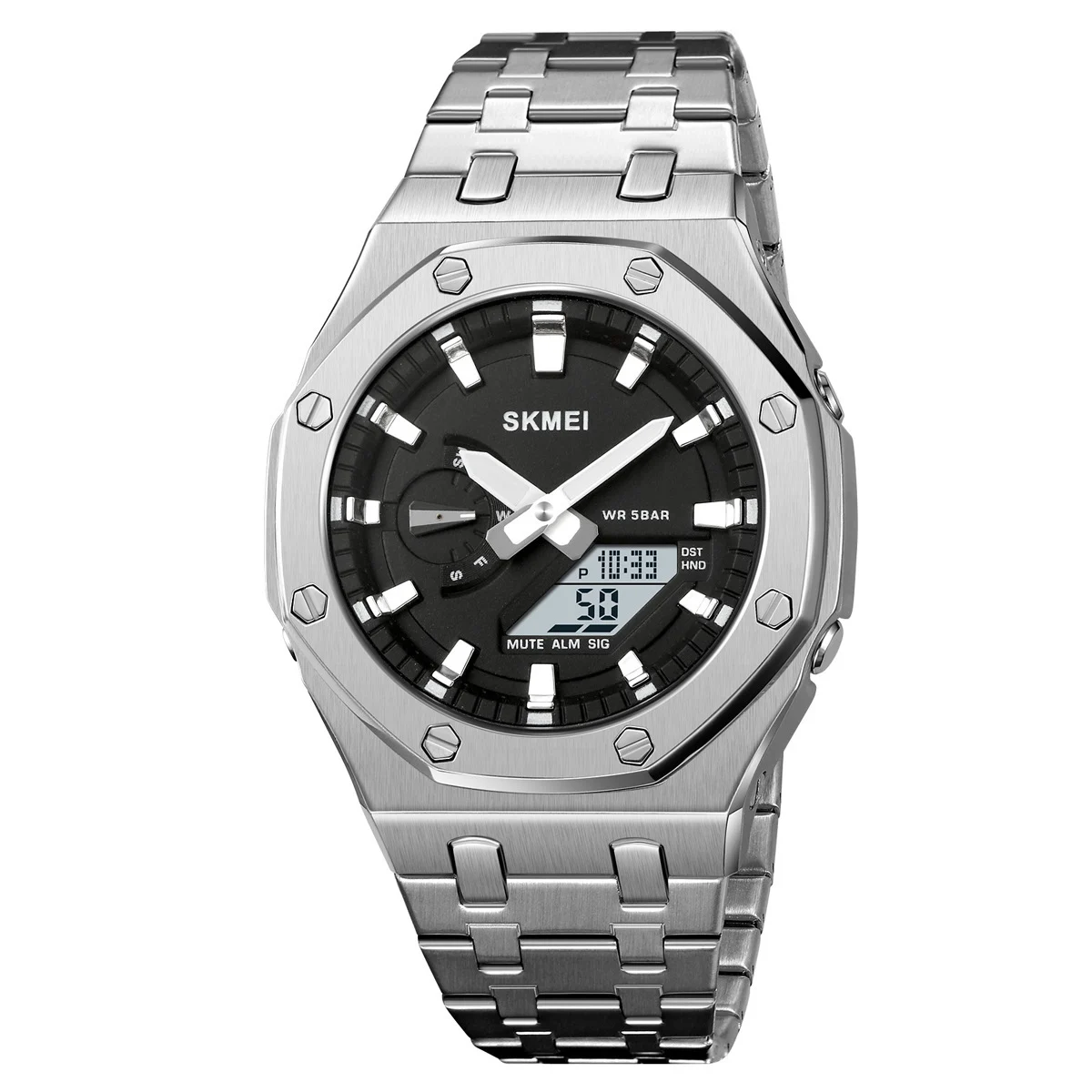 Men's Creative Multifunction Dual-Display Business Electronic Watch - Image 3