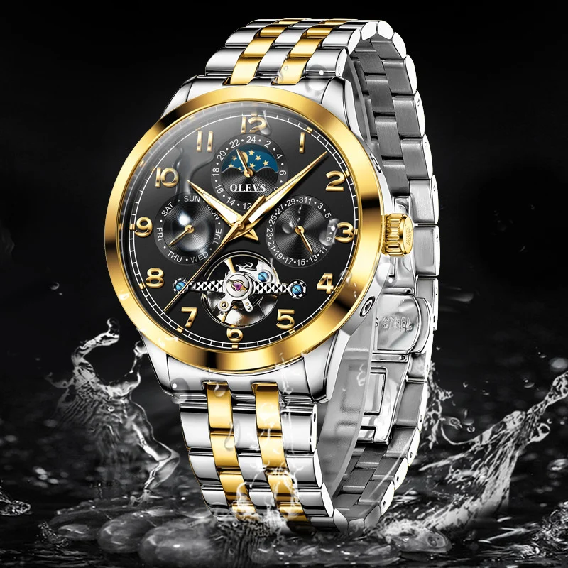 Luminous Waterproof Fully Automatic Mechanical Watch For Men - Image 4