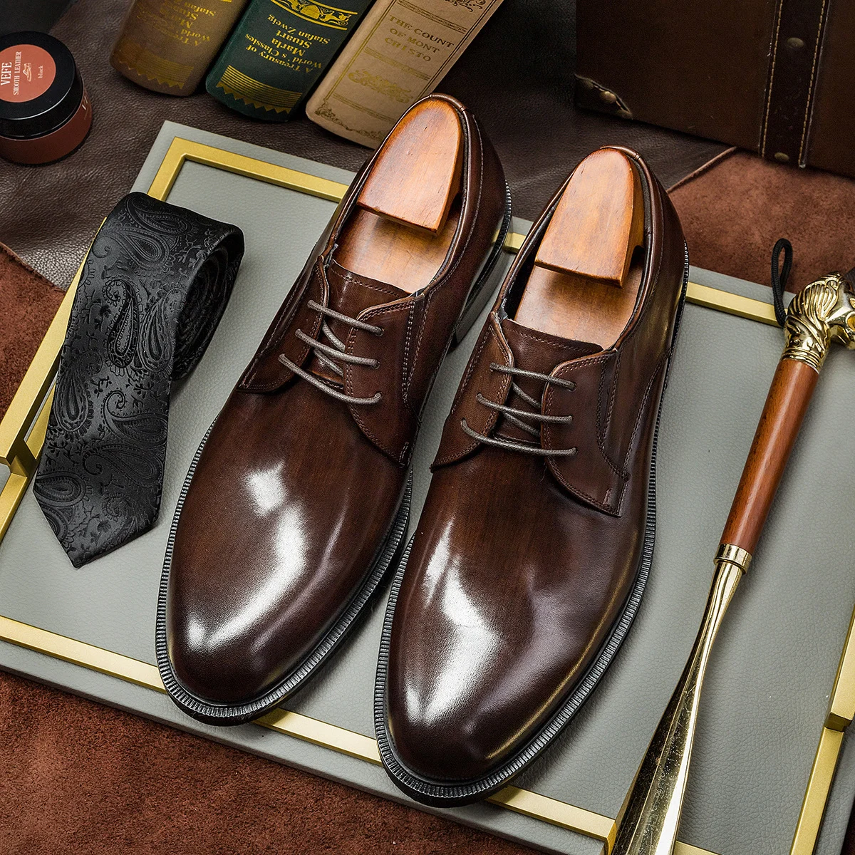 New Korean-style Mens Business Dress Leather Shoes