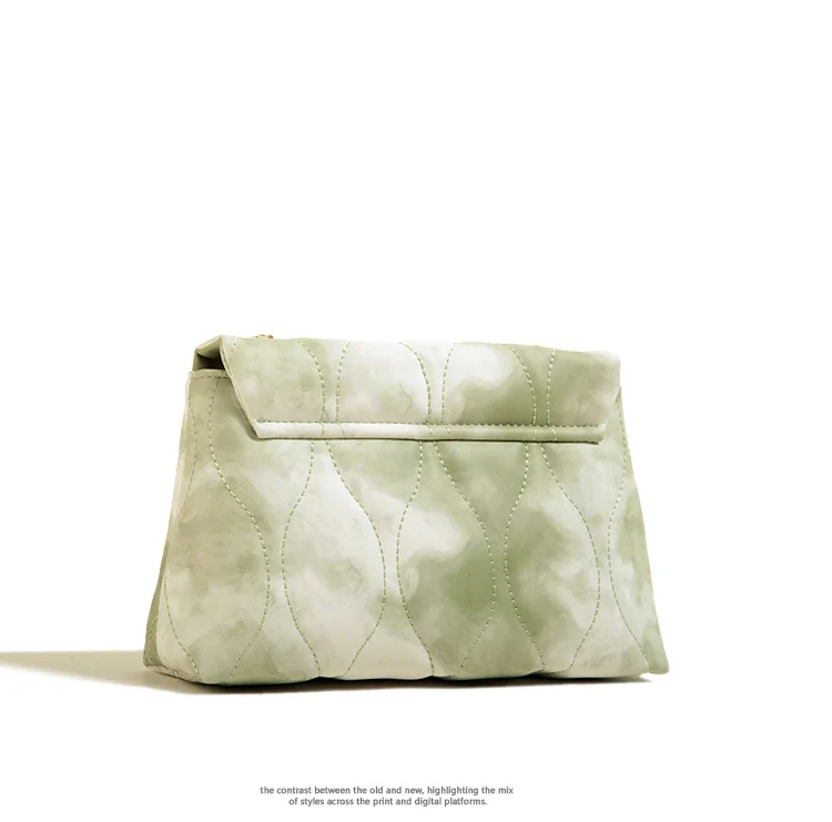 Texture Chain Crossbody Shoulder Small Square Bag - Image 2