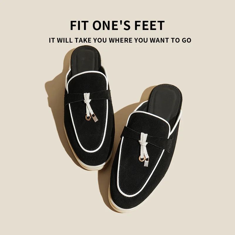 Tassel-button Versatile Soft Shoes For Women - Image 4
