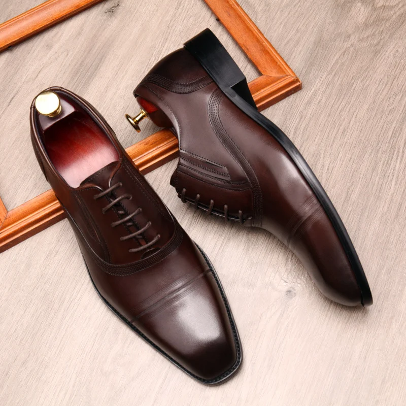 Fashion Mens Formal Leather Shoes - Image 4