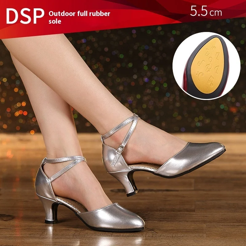 Latin Soft Bottom Square Dance Shoes Women - Image 9