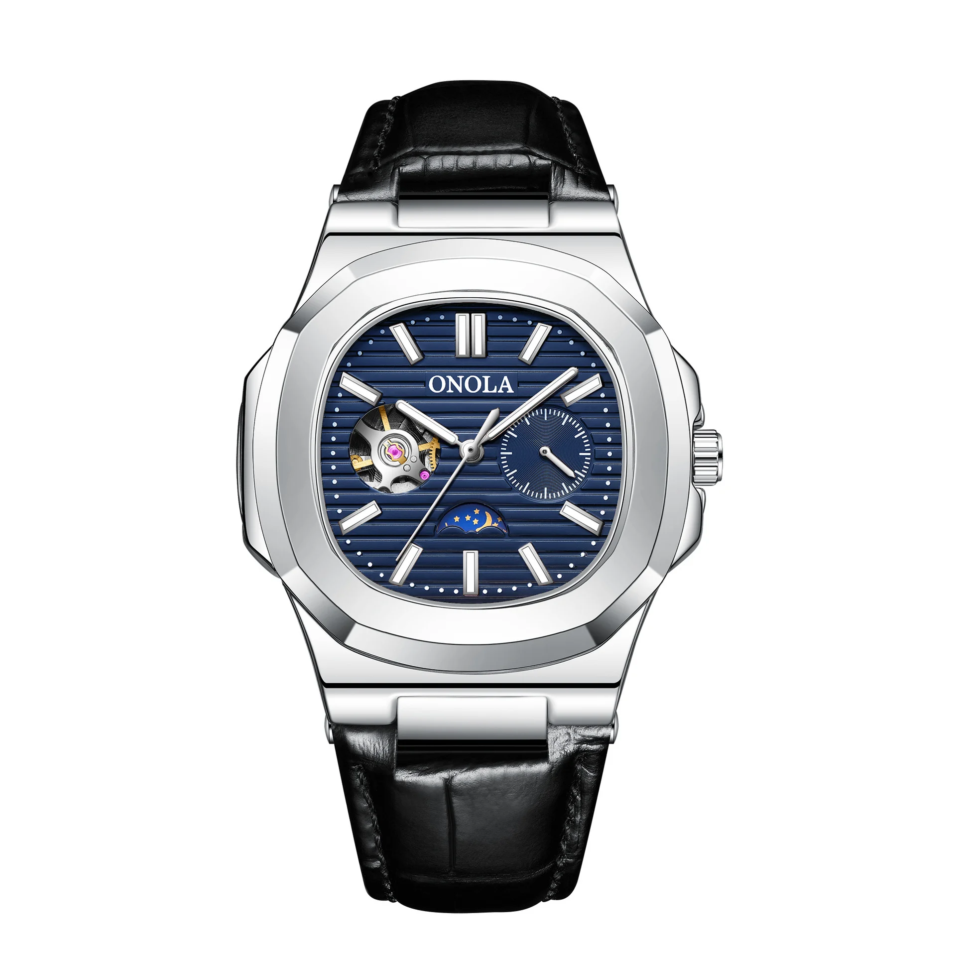 Mechanical Watch Sun Moon And Stars Design - Image 4