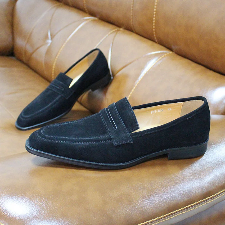Men Leather Lazy Breathable Casual Shoes - Image 4