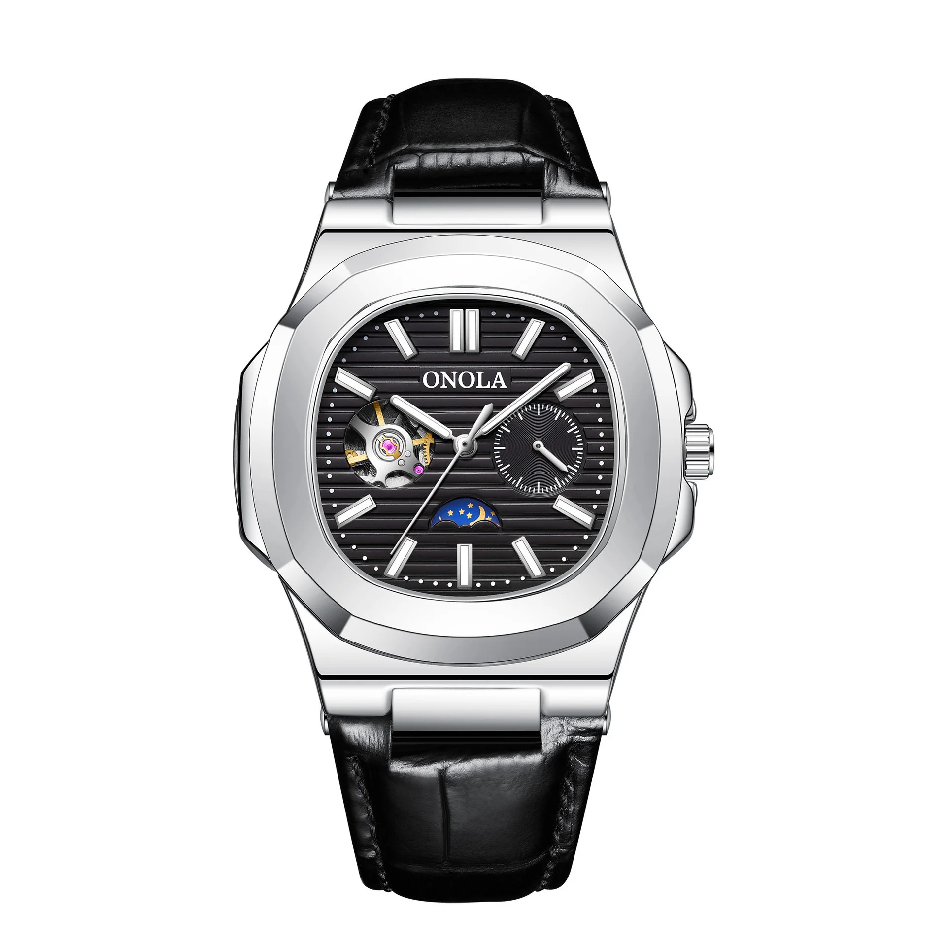 Mechanical Watch Sun Moon And Stars Design - Image 5