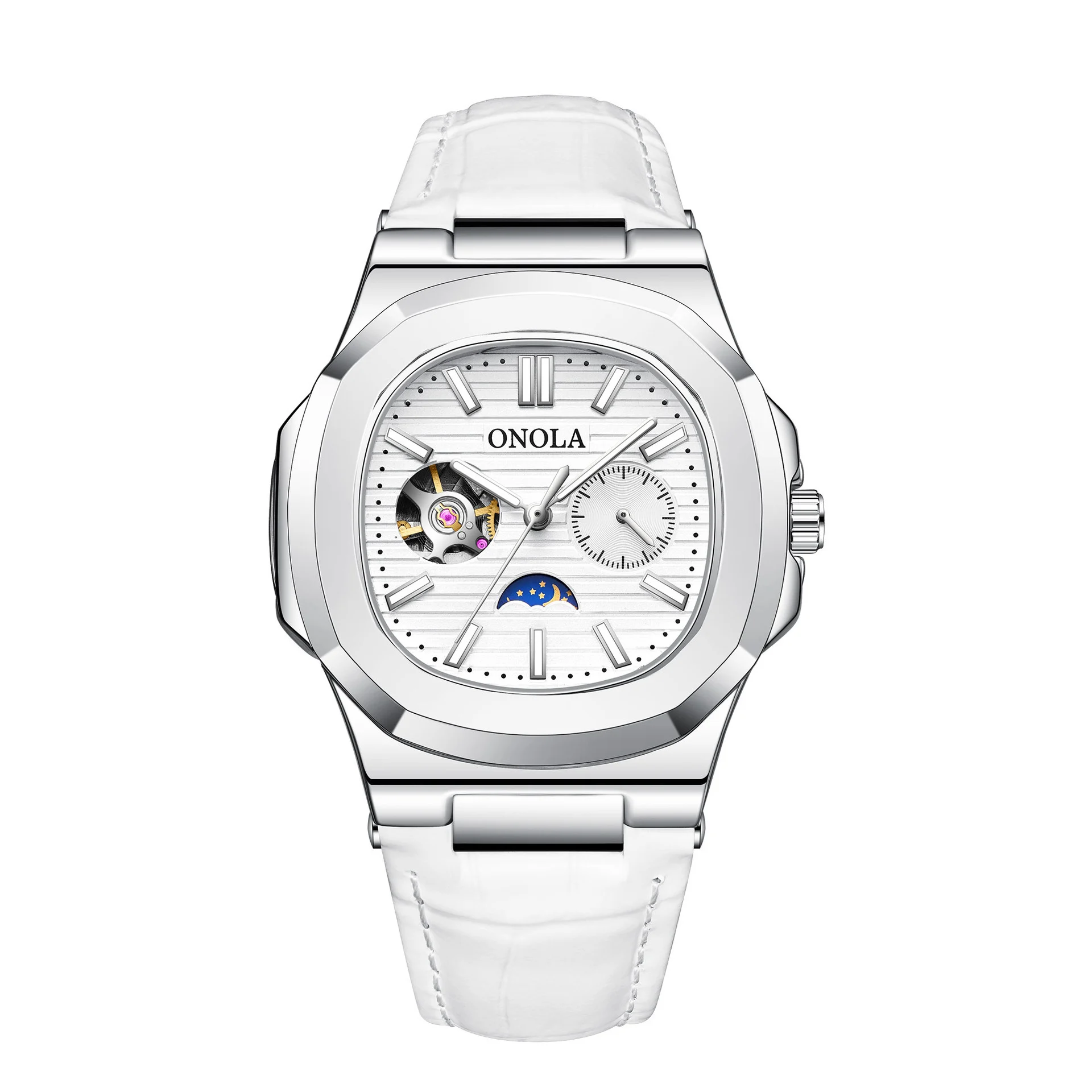 Mechanical Watch Sun Moon And Stars Design - Image 7