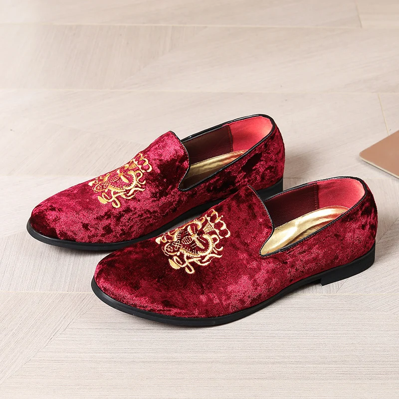Mens Embroidered Shoes - Image 5
