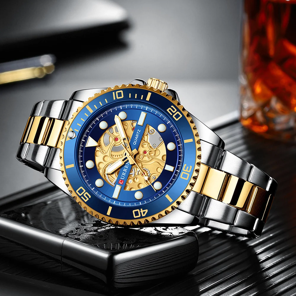 Business Quartz Mens Waterproof Round Watch - Image 4