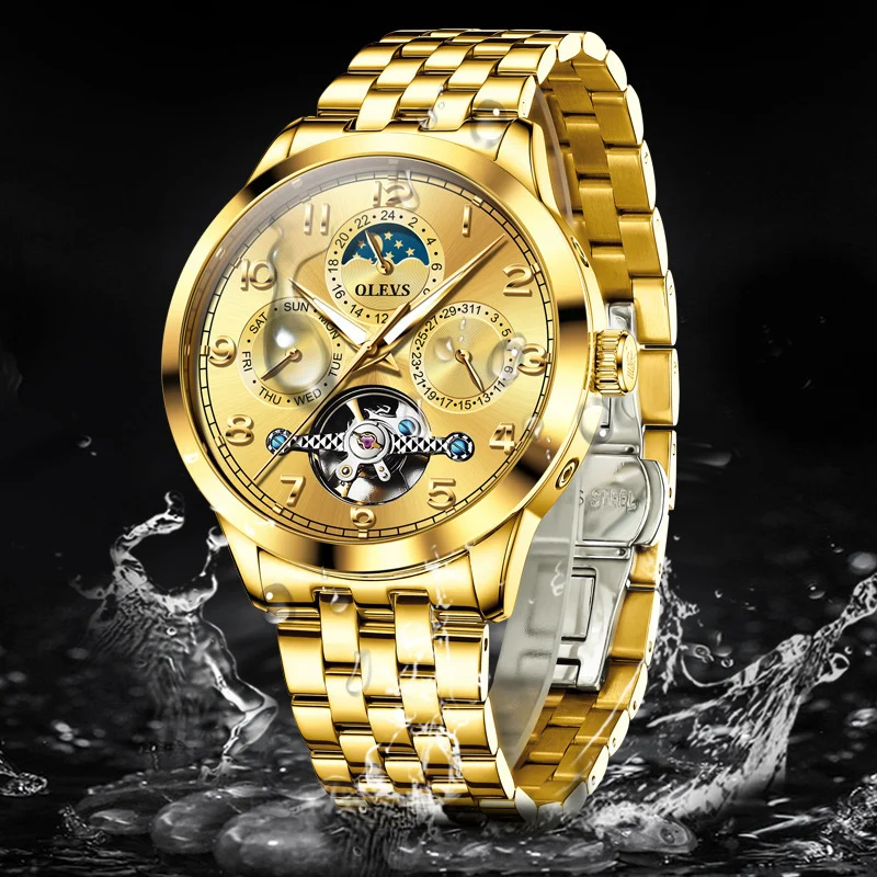Luminous Waterproof Fully Automatic Mechanical Watch For Men - Image 7
