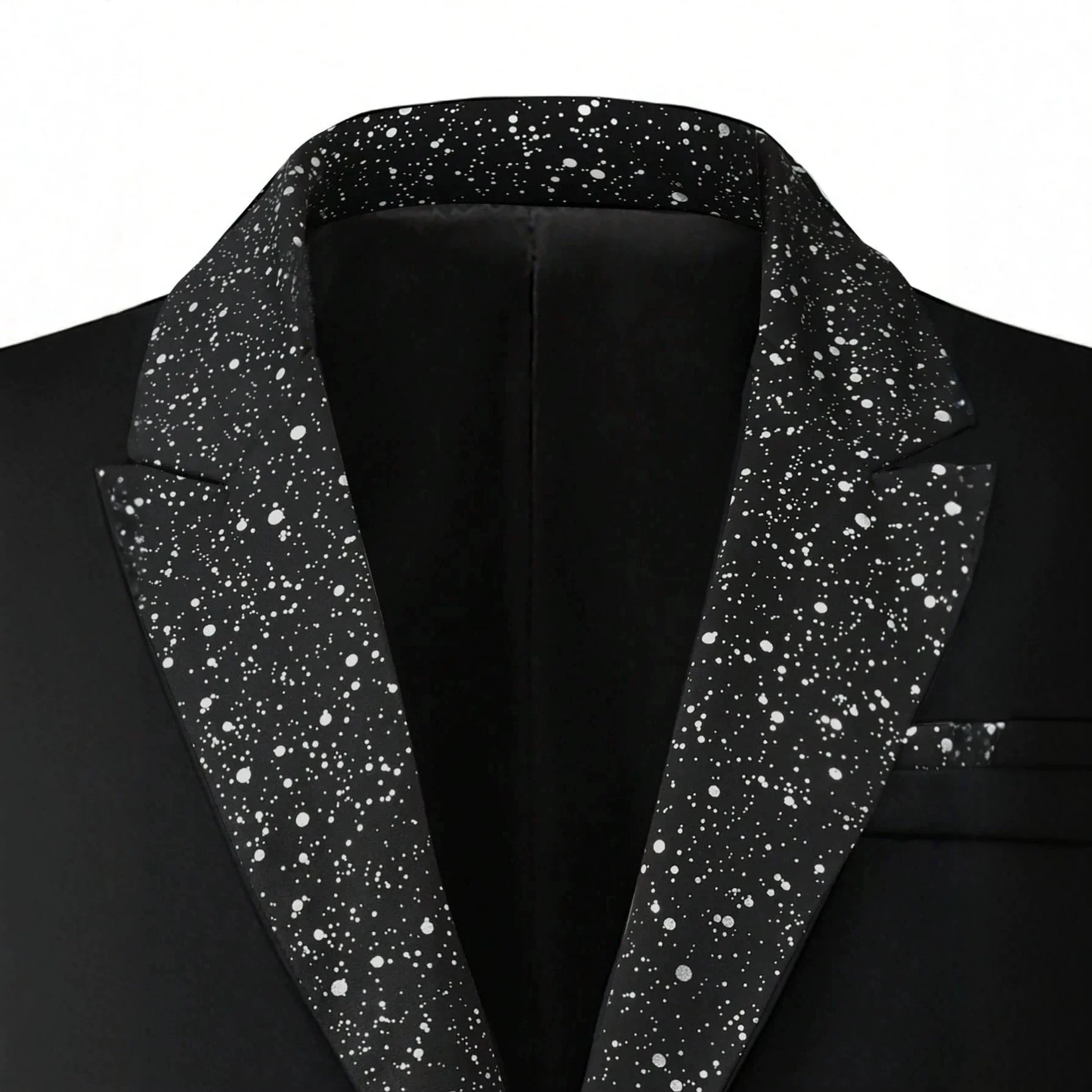 Mens Solid-Color Business Suit Set - Image 3