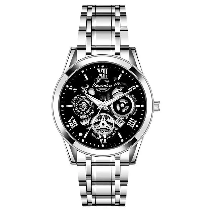 Waterproof Luminous Hollow Out Mens Watch - Image 9