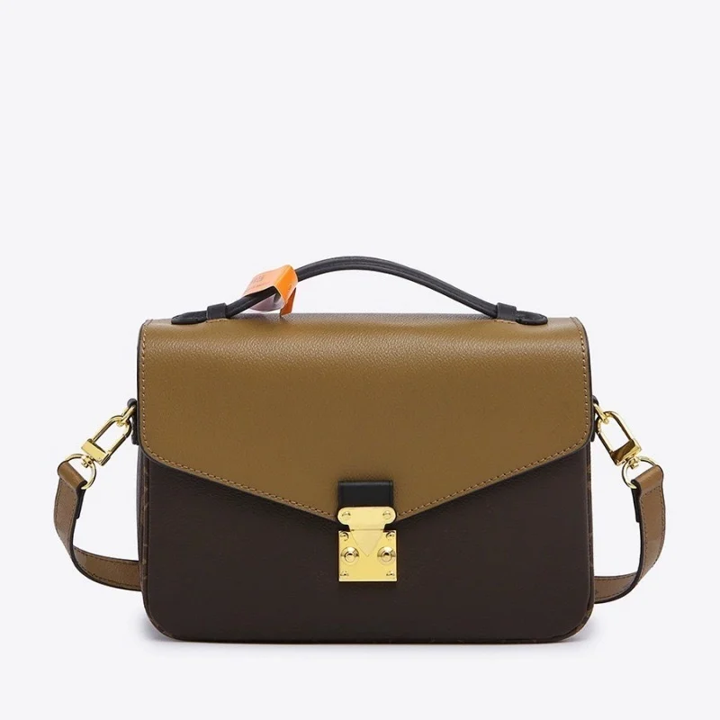 Women's Color Matching Messenger All-match Shoulder L Square Bag - Image 8