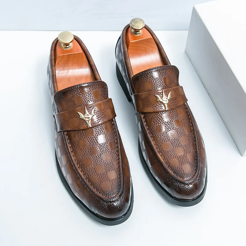 Mens Business Dress Leather Shoes For Summer And Autumn - Image 3