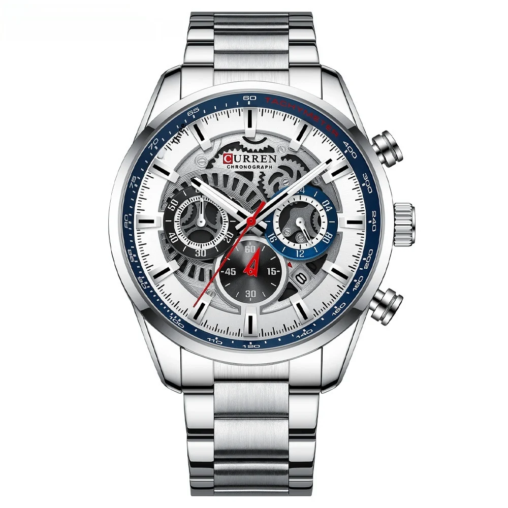 Men's Six-Hand Quartz Fashion Casual Watch - Image 3