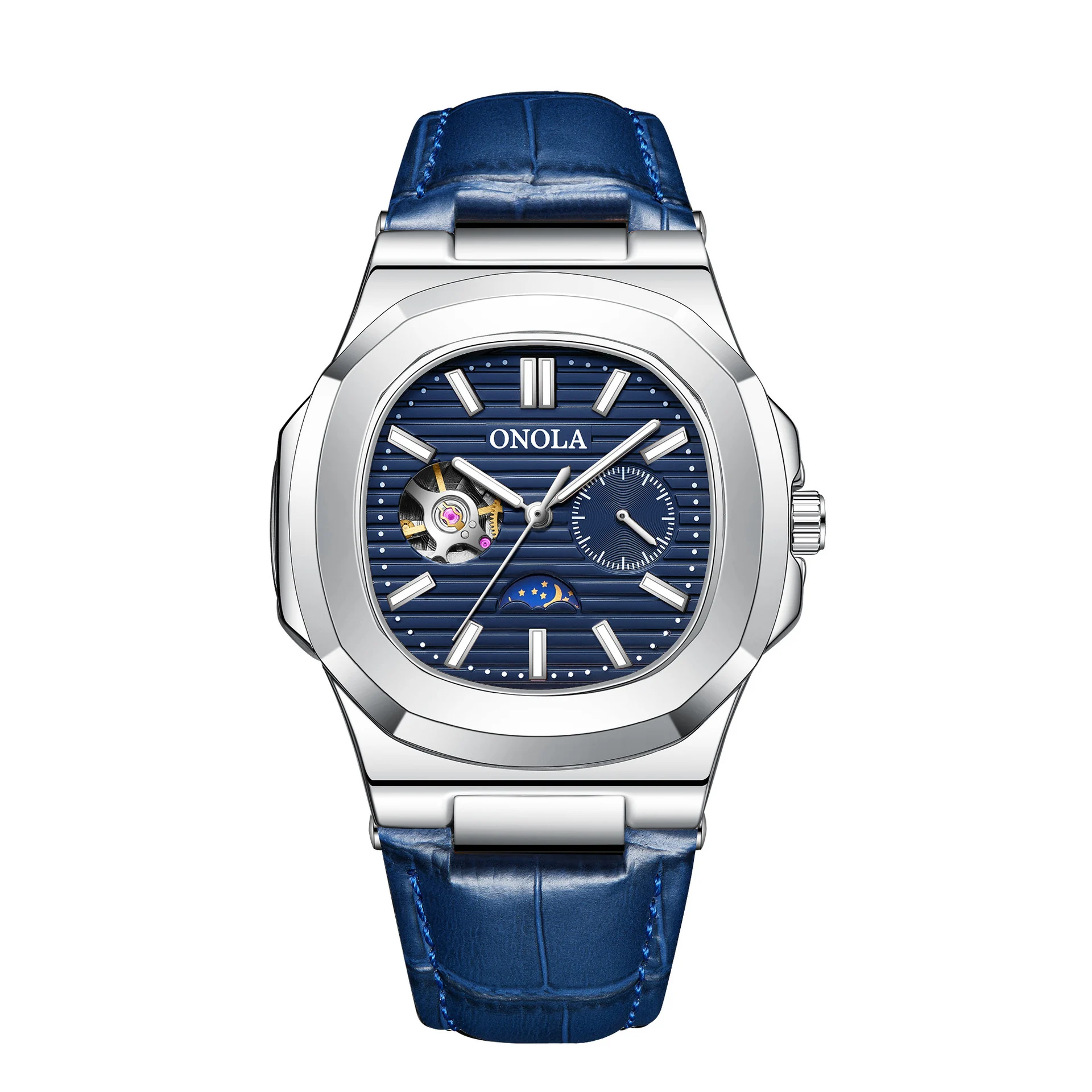 Mechanical Watch Sun Moon And Stars Design - Image 3