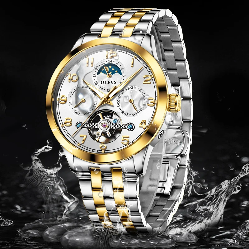 Luminous Waterproof Fully Automatic Mechanical Watch For Men - Image 3
