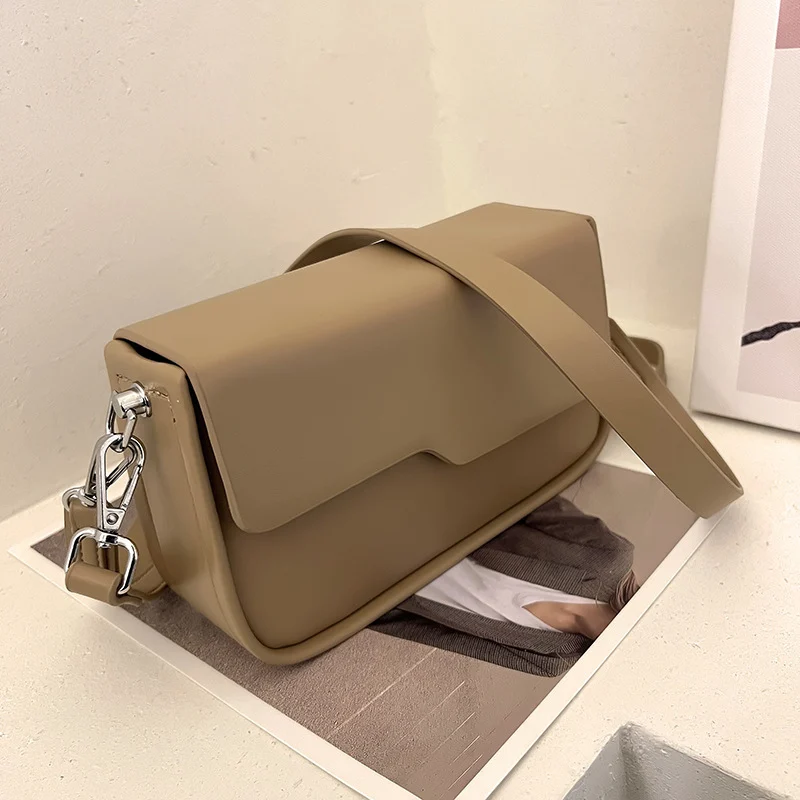 Niche Baguette Bag Korean Style Simple Underarm Shoulder Bag - Image 6