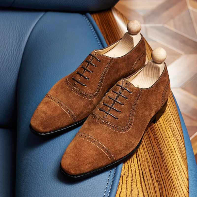 New Mens Casual British-style Suede Shoes