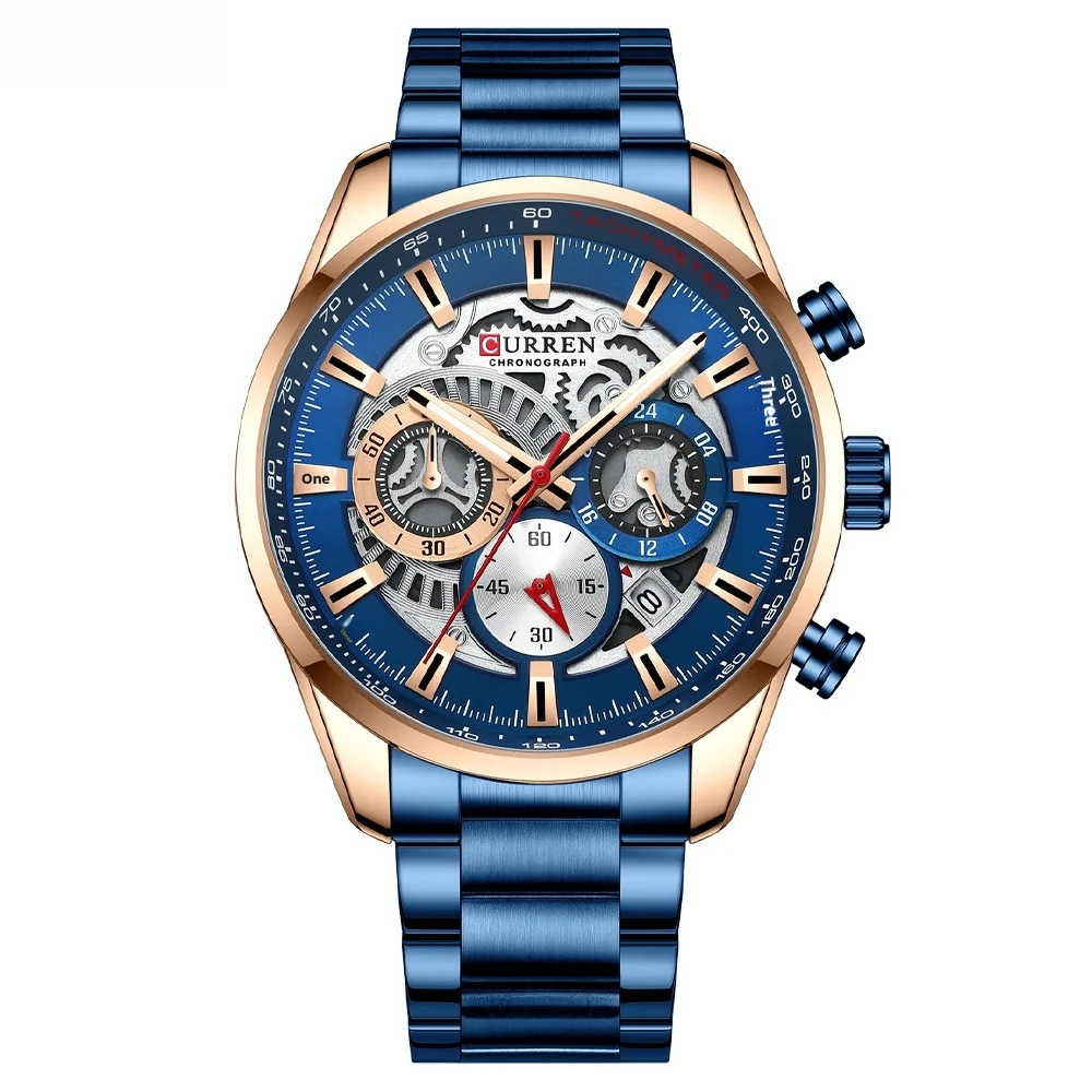 Men's Six-Hand Quartz Fashion Casual Watch - Image 5