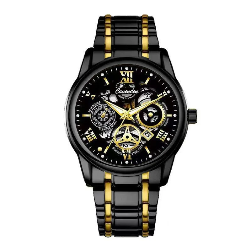 Waterproof Luminous Hollow Out Mens Watch - Image 5