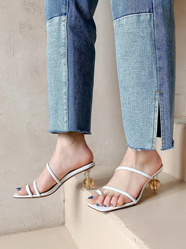 Designer Shoes Profiled Heel Sandals And Slippers Women - Image 5