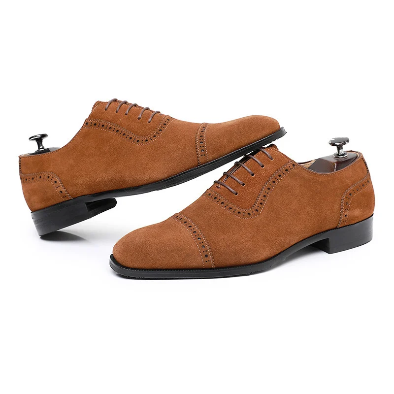 New Mens Casual British-style Suede Shoes - Image 6