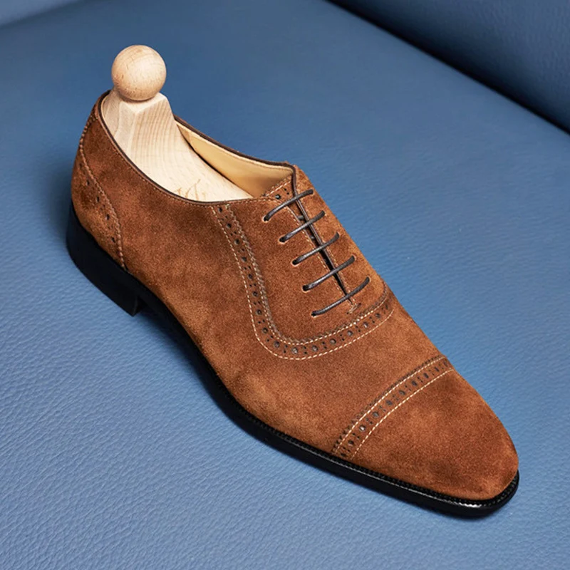 New Mens Casual British-style Suede Shoes - Image 3