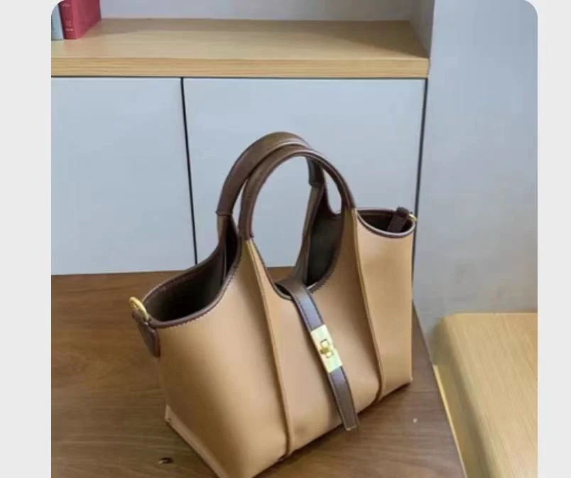 Vegetable Basket Simulated Leather Handbag Commuting Tote Bag Hand-held - Image 9