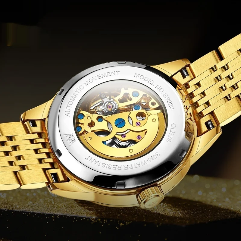 Fully Automatic Mechanical Skeleton Mens Watch - Image 5