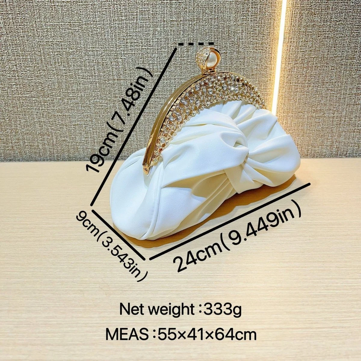 Diamond-embedded High-grade Socialite Clutch Mini - Image 6