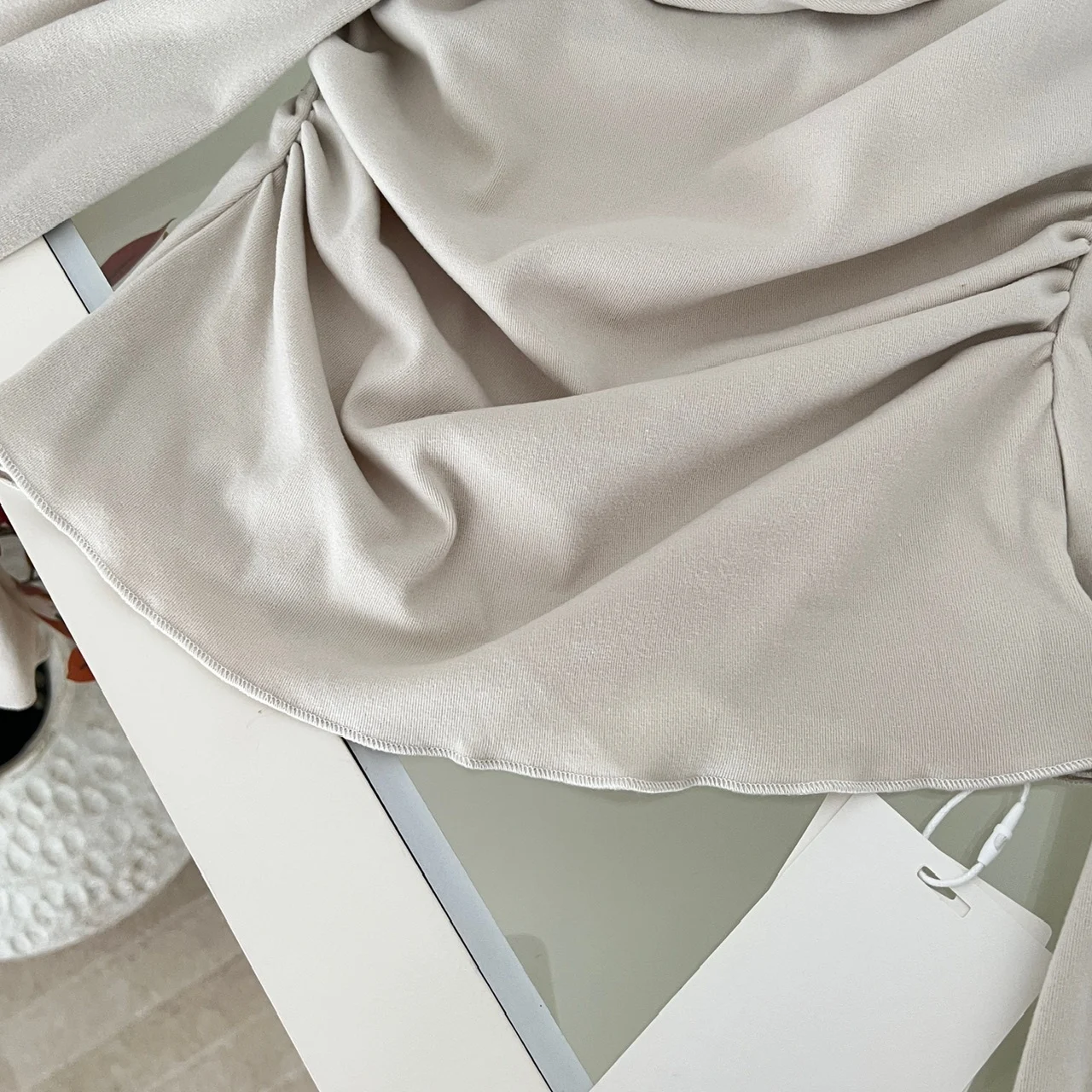 Women's Champagne Gold Sequin Two-Piece Evening Gown Set Ruched Top Mermaid Skirt Formal Party Dress - Image 6