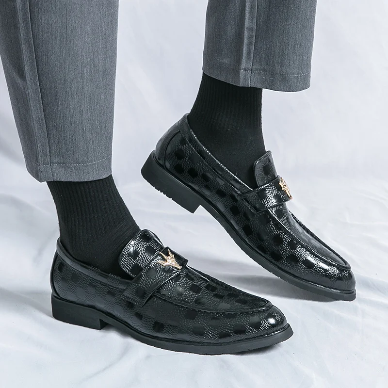 Mens Business Dress Leather Shoes For Summer And Autumn - Image 7