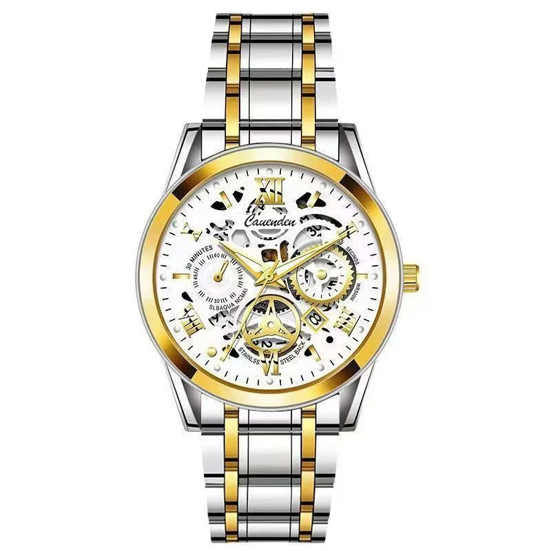 Waterproof Luminous Hollow Out Mens Watch - Image 8