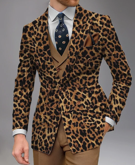 Business-Casual Tailored Suit Spring-Autumn Top For Men - Image 4