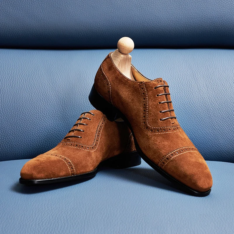 New Mens Casual British-style Suede Shoes - Image 2