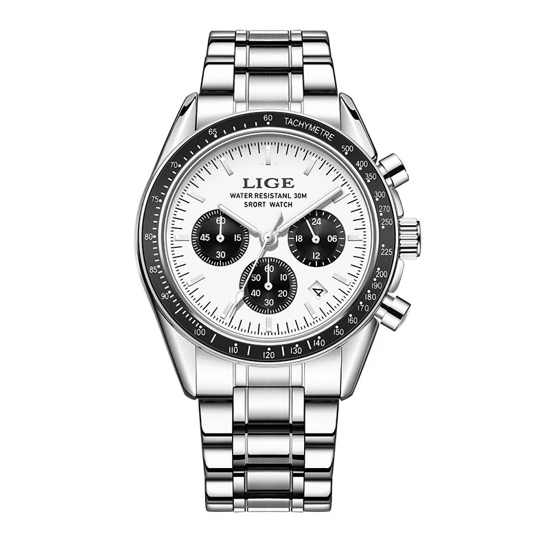 Mens Multifunctional Waterproof Calendar Luminous Quartz Watch - Image 5