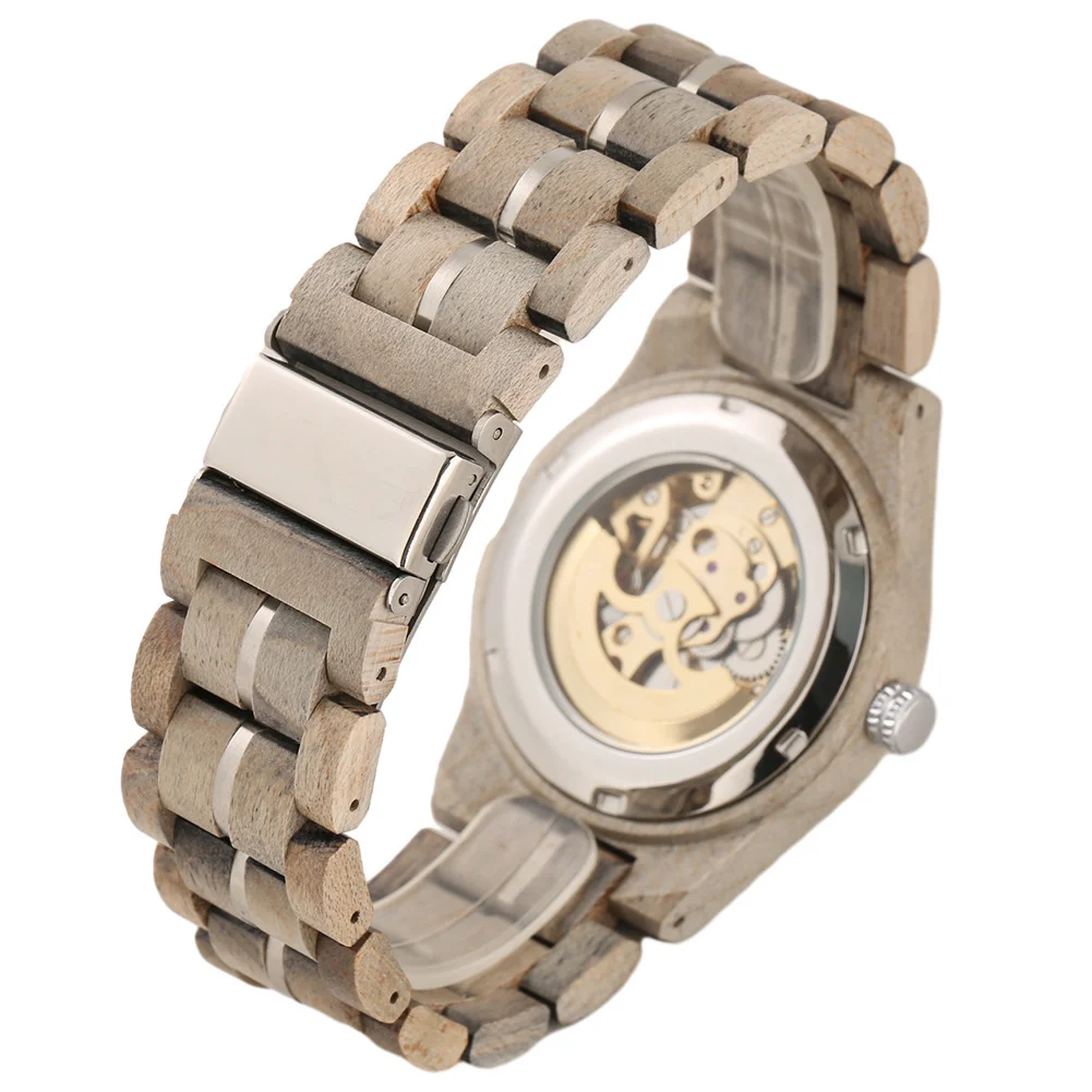Openwork Roman Dial Automatic Mechanical Mens Watch - Image 3