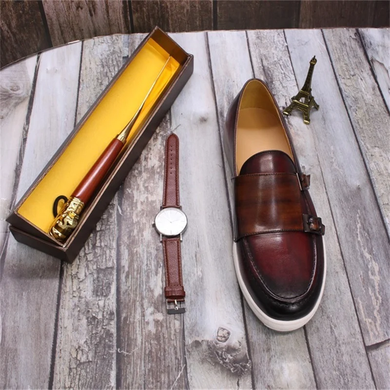 Leather Men Shoes Increase In Casual Fashion - Image 5