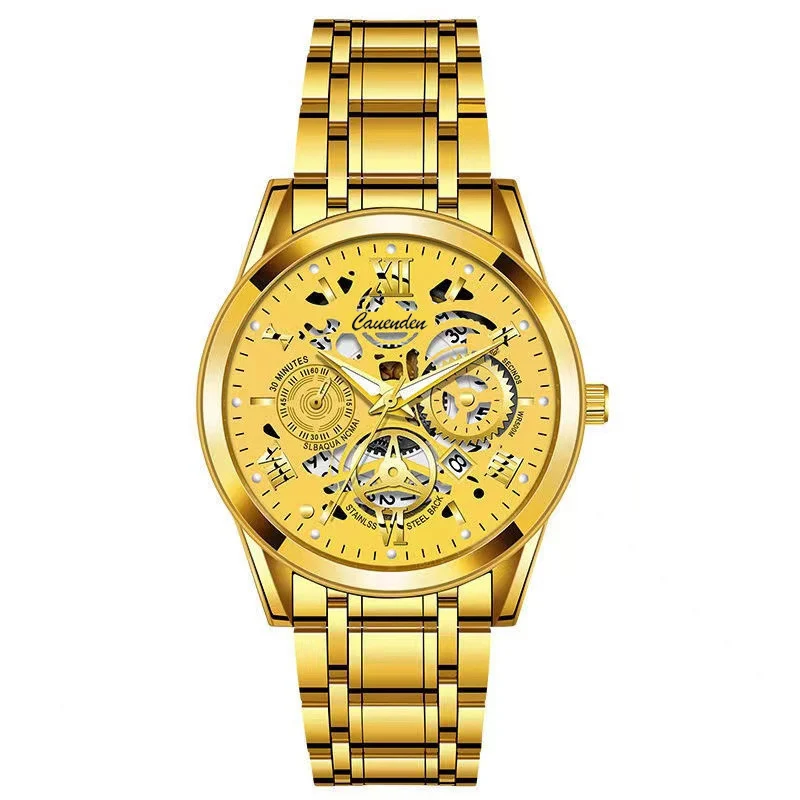 Waterproof Luminous Hollow Out Mens Watch - Image 6