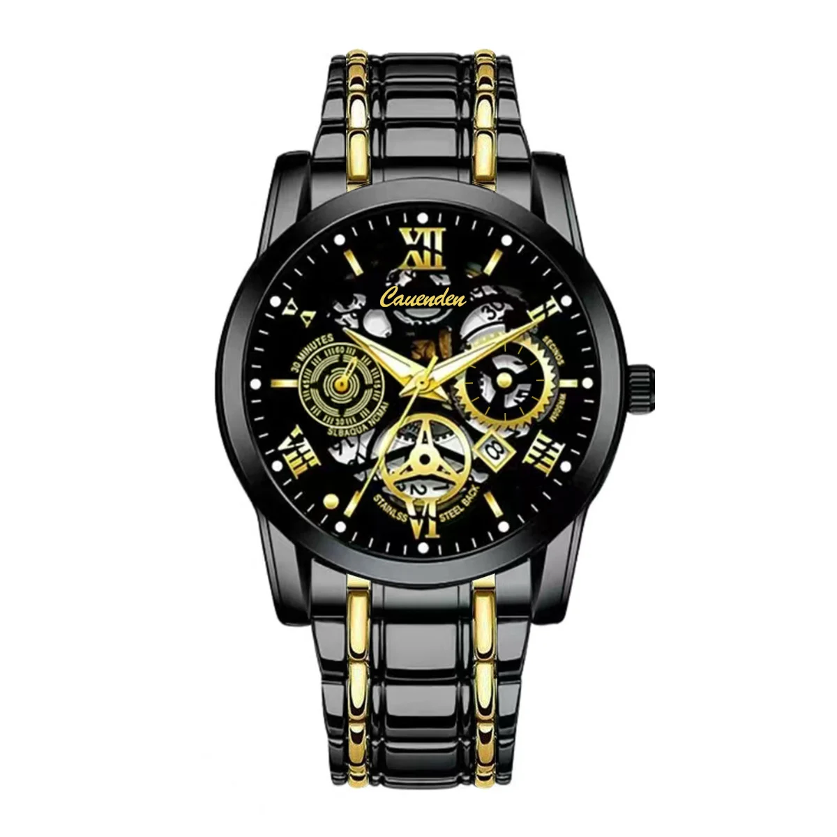 Waterproof Luminous Hollow Out Mens Watch - Image 2